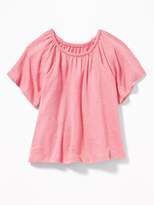 Thumbnail for your product : Old Navy Flutter-Sleeve Swing Top for Toddler Girls