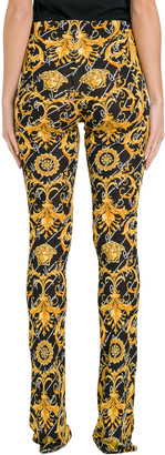 Versace Barocco Signature Print Flared Trousers