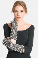 Thumbnail for your product : Dolce & Gabbana Embroidered Cashmere Blend Fingerless Gloves