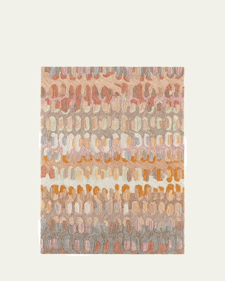 Annie Selke Paint Chip Stone Micro-Hooked Rug, 10' x 14'