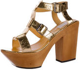 Thumbnail for your product : Lanvin Metallic Platform Sandals