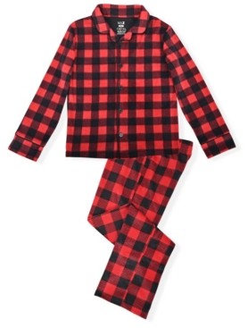boys red plaid pajama pants
