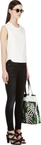 Thumbnail for your product : R 13 Navy Skinny Jeans