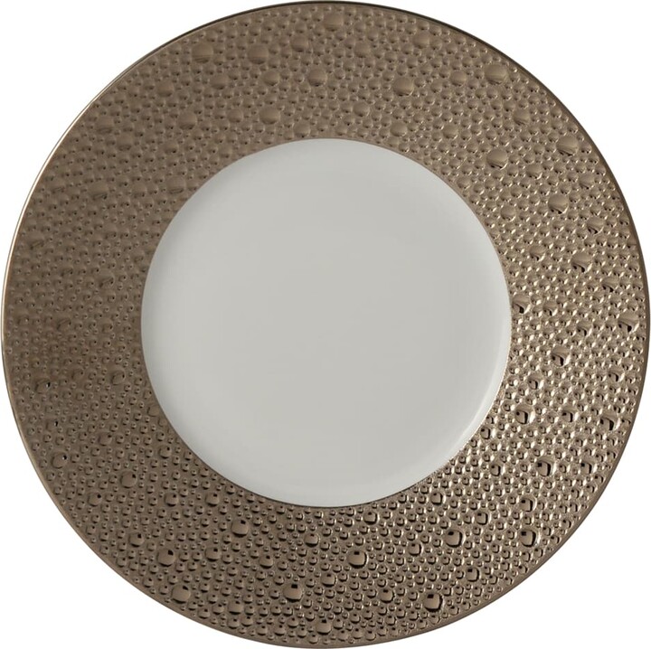 Bernardaud Ecume Platinum Salad Plate