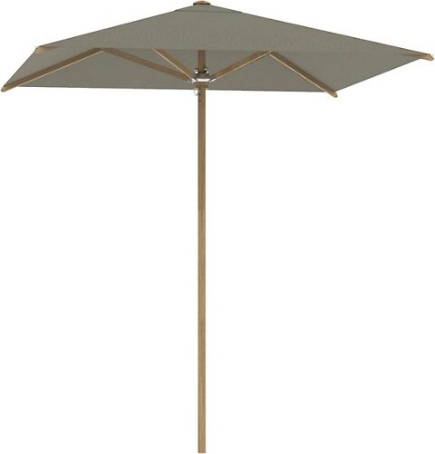 Royal Botania Shady Slim Square Umbrella with Base in White