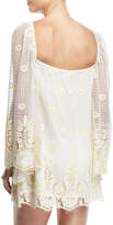 Thumbnail for your product : Miguelina Nicolette Sheer Lace Coverup Dress