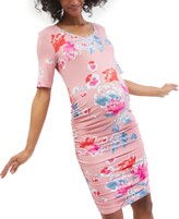 Thumbnail for your product : Motherhood Maternity Side-Ruched Maternity Dress