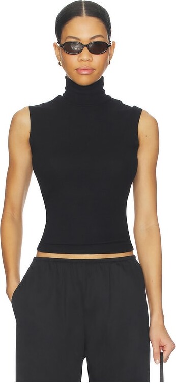 Leset Lauren Sleeveless Turtleneck