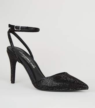 New Look Gem 2 Part Pointed Court Shoes