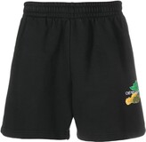 Thumbnail for your product : Off-White Brush Arrows-print track shorts