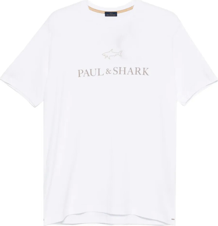 Paul & Shark logo-print cotton T-shirt