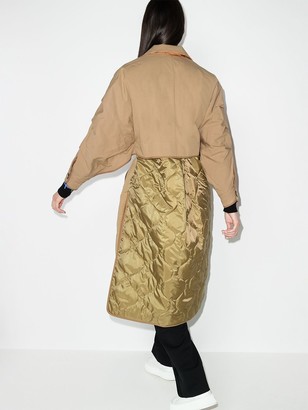 MARFA STANCE Reversible Mid-Length Trench Coat