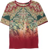 Thumbnail for your product : Etro Degrade Paisley Print Silk Top