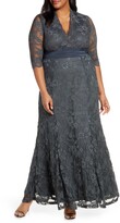 Thumbnail for your product : Kiyonna Screen Siren Lace Gown