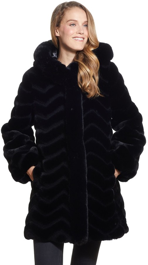 gallery faux fur jacket