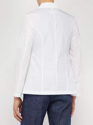 Maison Margiela Panelled Cotton Shirt - Mens - White