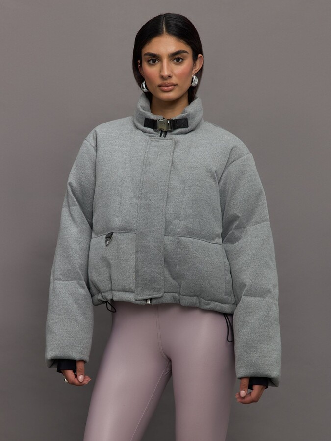SHOREDITCH SKI CLUB Hallie Mae Puffer - Grey Marl