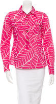 Thumbnail for your product : Tory Burch Printed Long Sleeve Top