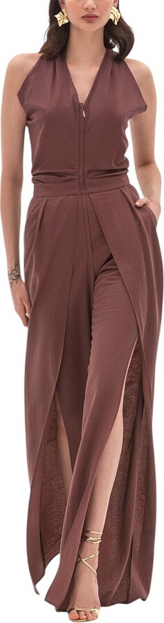 BGL Linen-Blend Jumpsuit