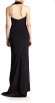 Thumbnail for your product : Carolina Herrera Silk Tuxedo Gown