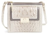 Thumbnail for your product : Brahmin 'Mimosa' Croc Embossed Leather Crossbody Bag