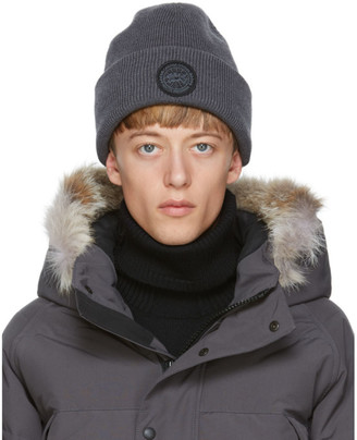 Canada Goose Grey Black Label Thermal Beanie - ShopStyle Clothes and Shoes