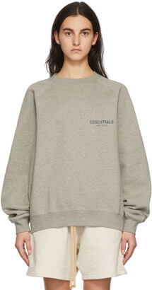 Essentials Grey Pullover Sweatshirt
