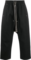 Thumbnail for your product : Rick Owens Cropped Tracksuit Trousers