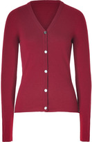 Thumbnail for your product : Lucien Pellat-Finet Cashmere V-Neck Cardigan in Bourgogne
