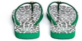 Thumbnail for your product : Nobrand 'Thin' animal print thong sandals