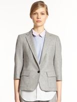 Thumbnail for your product : Band Of Outsiders Wool Two-Button Schoolboy Blazer