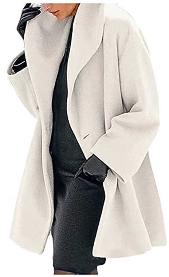 winter white wool coat
