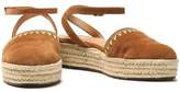 Thumbnail for your product : Castaner Elena Embroidered Suede Espadrille Platform Sandals