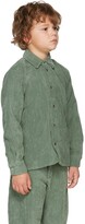 Thumbnail for your product : BO(Y)SMANS Kids Green Corduroy Shirt