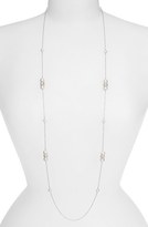 Thumbnail for your product : Judith Jack 'Gala' Faux Pearl Station Necklace