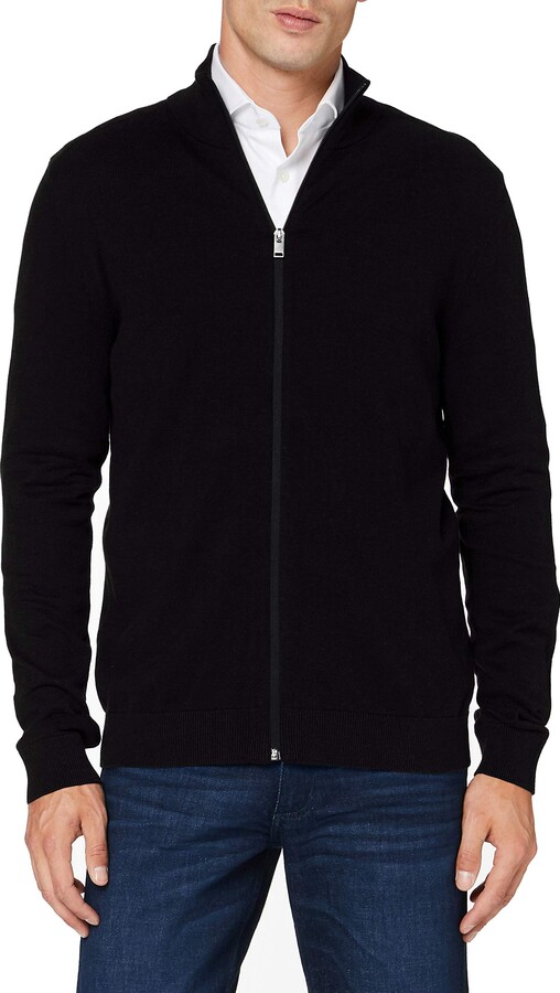 Selected Men\'s Slhberg Full Zip Cardigan B Noos Sweatshirt - ShopStyle
