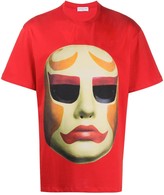 Thumbnail for your product : Ih Nom Uh Nit mask-print T-shirt