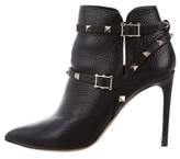 Thumbnail for your product : Valentino Rockstud Pointed-Toe Booties