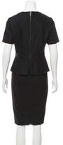 Thumbnail for your product : Burberry Peplum Knee-Length Dress