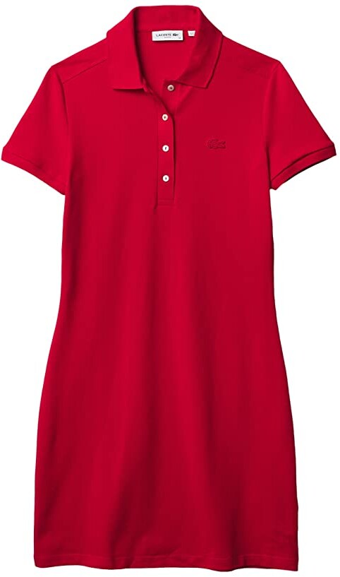 red lacoste dress