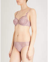 Triumph Florale Peony lace and mesh underwired bra