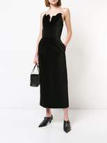 Thumbnail for your product : Rosie Assoulin scalloped bustier dress