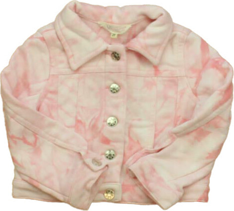 Baby Sara Girls Pink Tie Dye Jacket