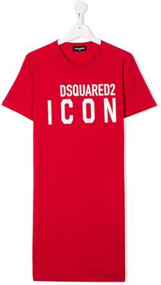 DSQUARED2 TEEN Icon cotton T-shirt dress