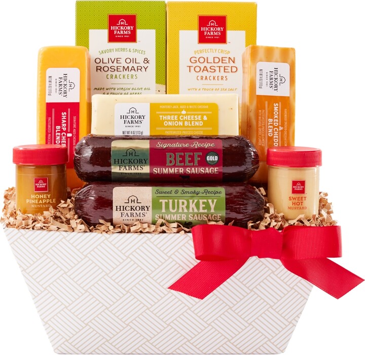 Hickory Farms Signature Flavors Gift Basket, 9 Piece