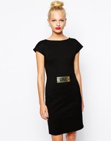 Thumbnail for your product : Love Moschino Dress with Love Plaque