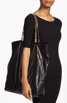 Thumbnail for your product : Lanvin 'Paper Bag' Laminated Lambskin Tote
