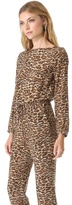 Thumbnail for your product : ONE by Amour Vert Leopard Jumpsuit