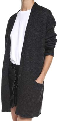 Etoile Isabel Marant Daxton Oversized V-neck Knit Cardigan