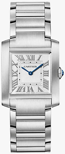 Crwsta0074 Tank Française Medium Stainless-Steel Quartz Watch 1 Size